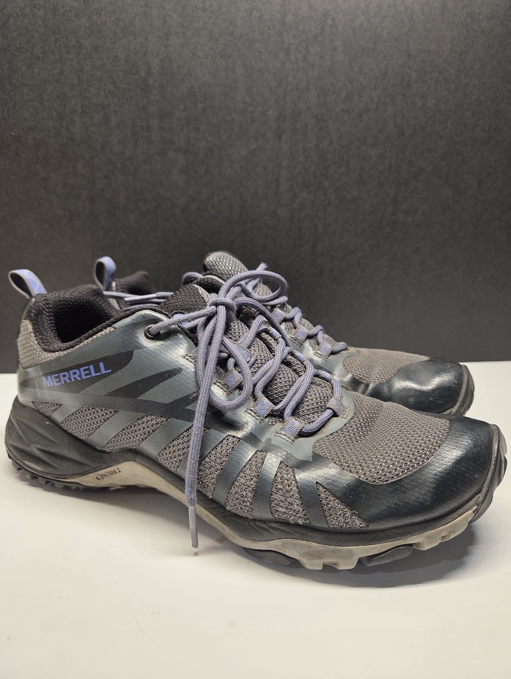 Merrell Womens Size 9 Sirens Edge Q2 Athletic Shoes Trail Hiking Black Grey